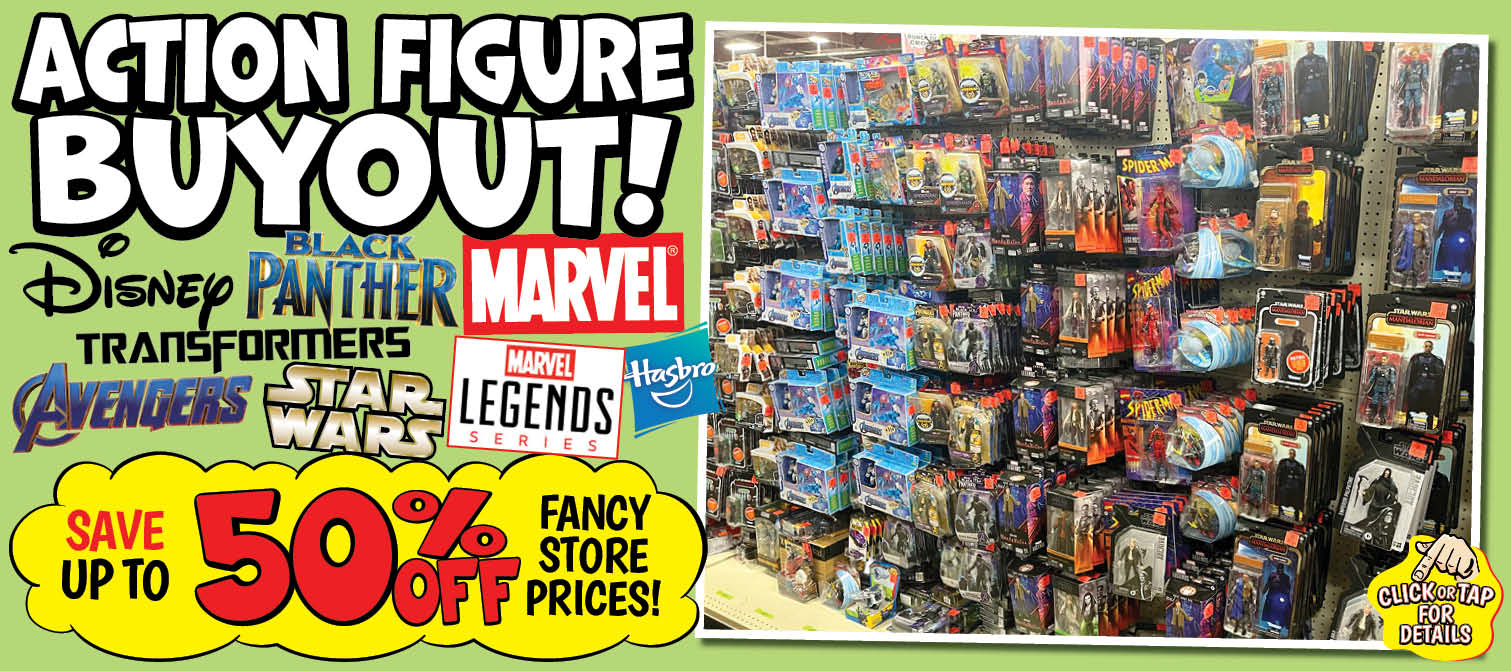 Unmask Super Savings on Action Figures!