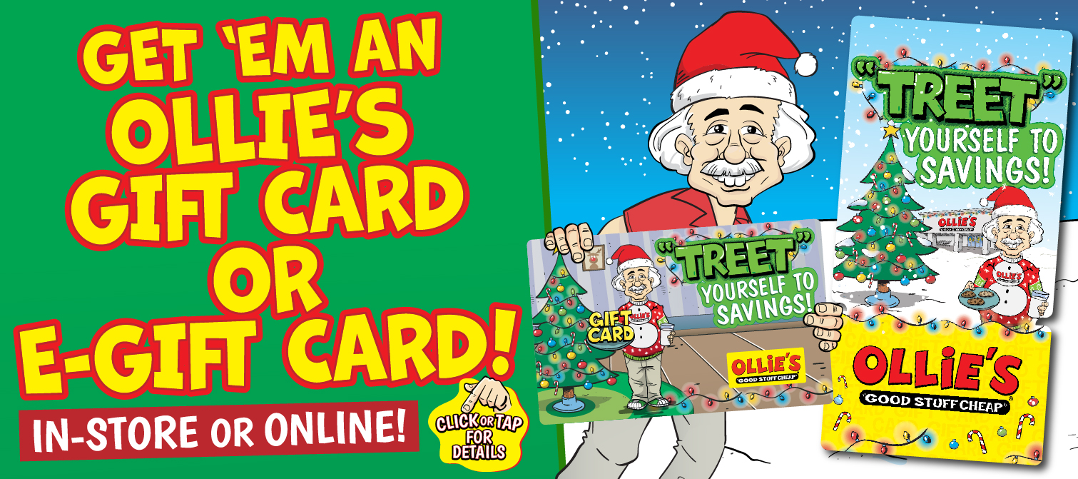 Give 'em the gift of a Treasure Hunt at Ollie's!