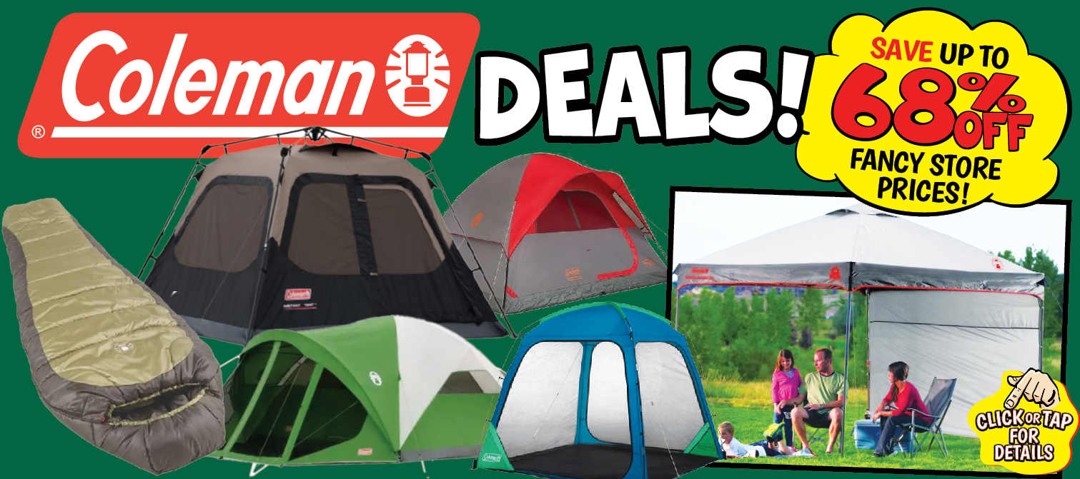 Coleman Buyout up to 68% off their prices