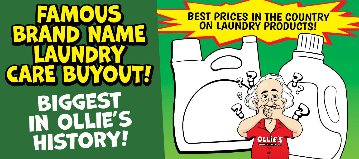 Ollie's BIGGEST Laundry Detergent Deal EVER! 