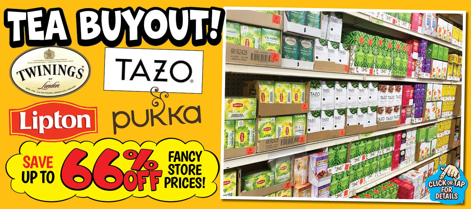 Lipton, Twinings, Tazo, Pukka & More up to 66% off the fancy stores!