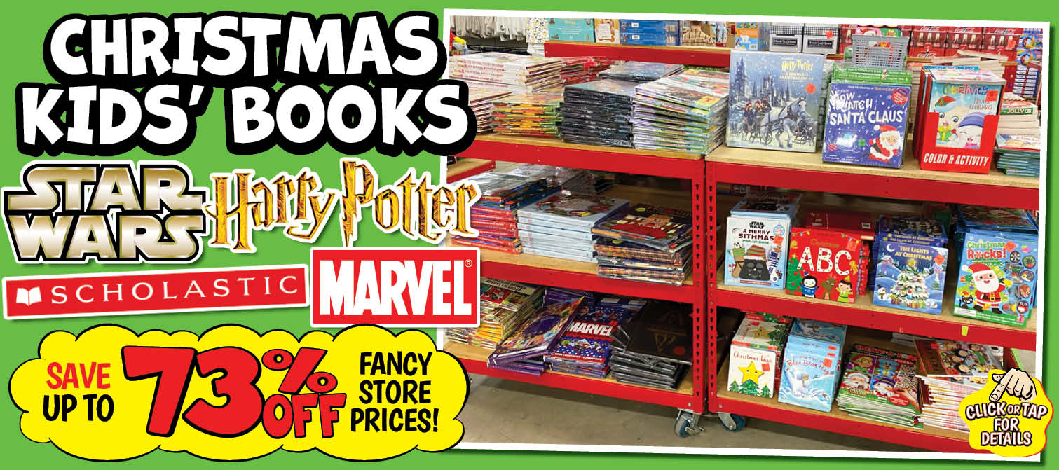 Santa's on his way with Tons of Bargain Books in his sleigh! 