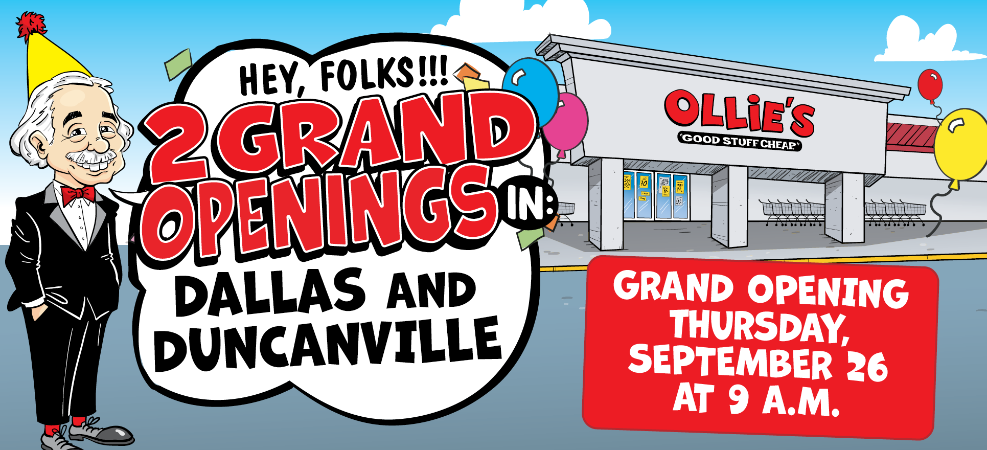 2 New GRAND OPENINGS in Dallas