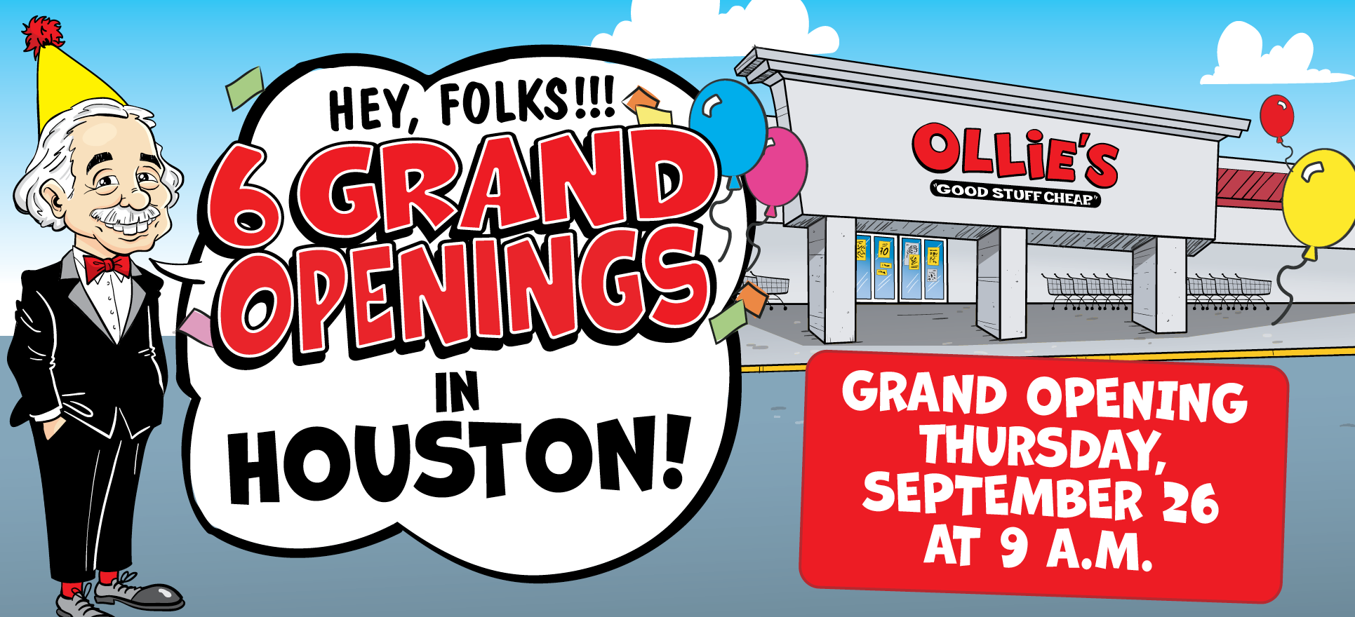 6 new GRAND OPENINGS in Houston