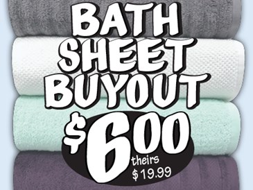 Bath Sheet Buyout Ollie S Bargain Outlet